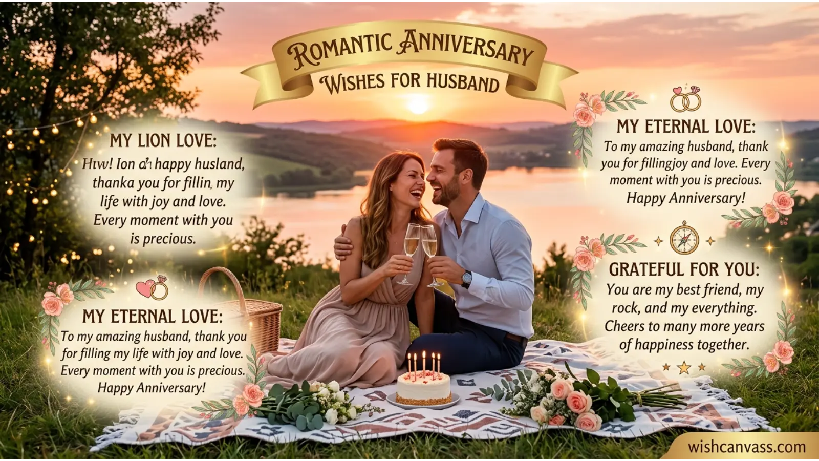 Romantic Anniversary Wishes for Husband