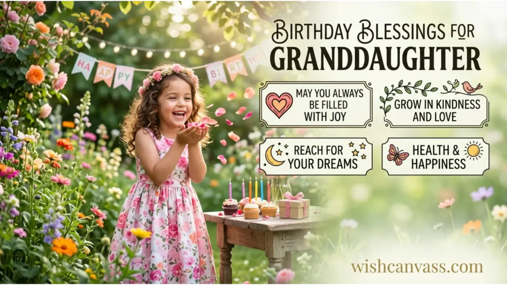 Birthday Blessings for Granddaughter