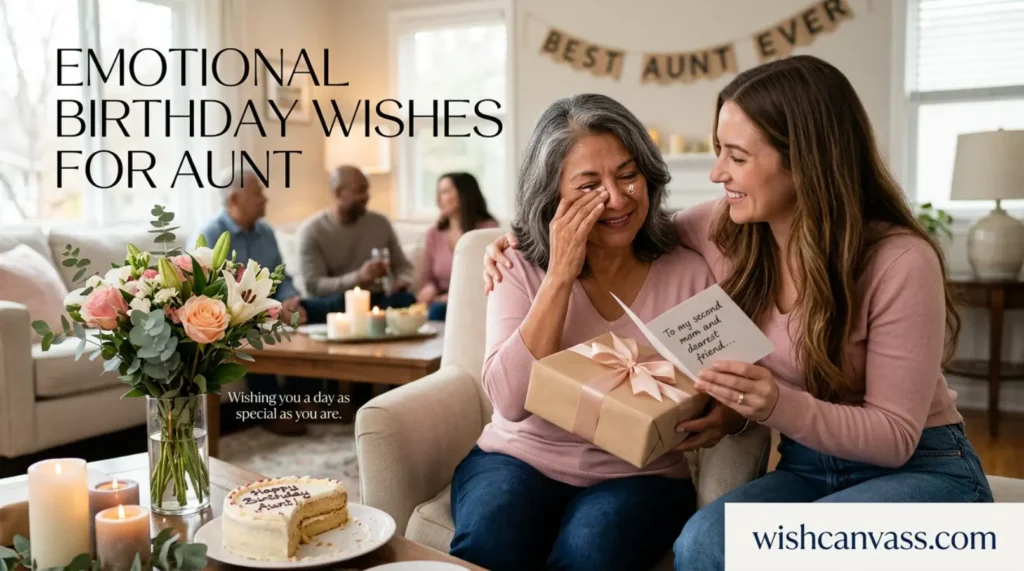Emotional Birthday Wishes for Aunt