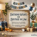 Birthday Wishes for Brother in Law
