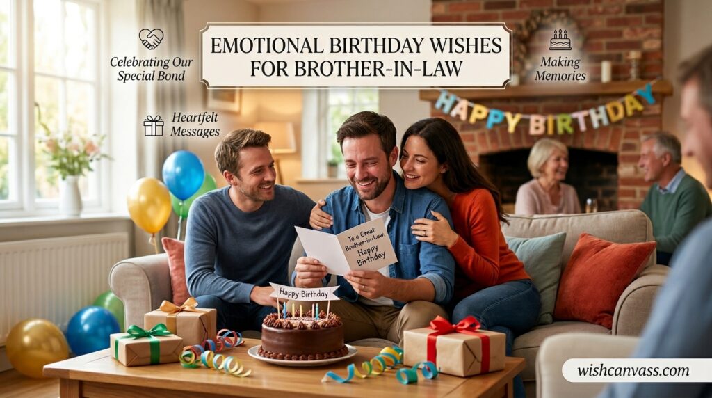 Emotional Birthday Wishes for Brother in Law