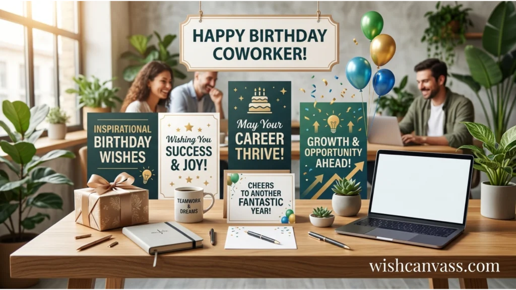 Inspirational Birthday Wishes for a Coworker