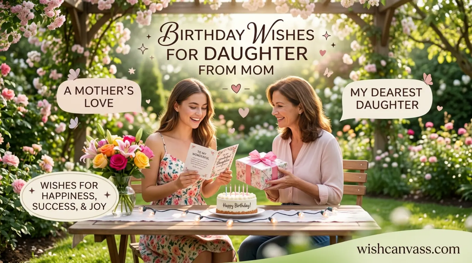 Birthday Wishes for Daughter from Mom