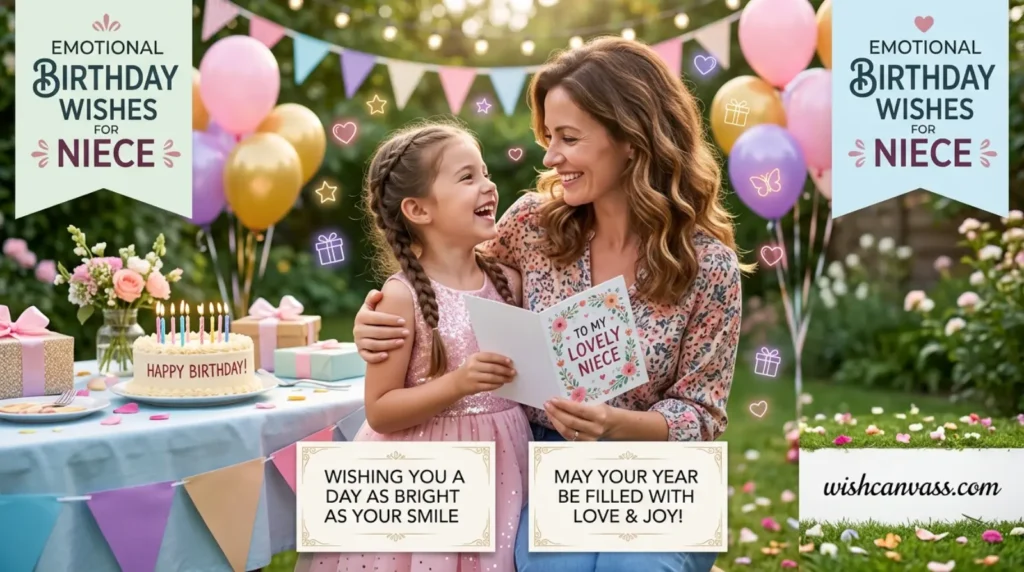 Emotional Birthday Wishes for Niece