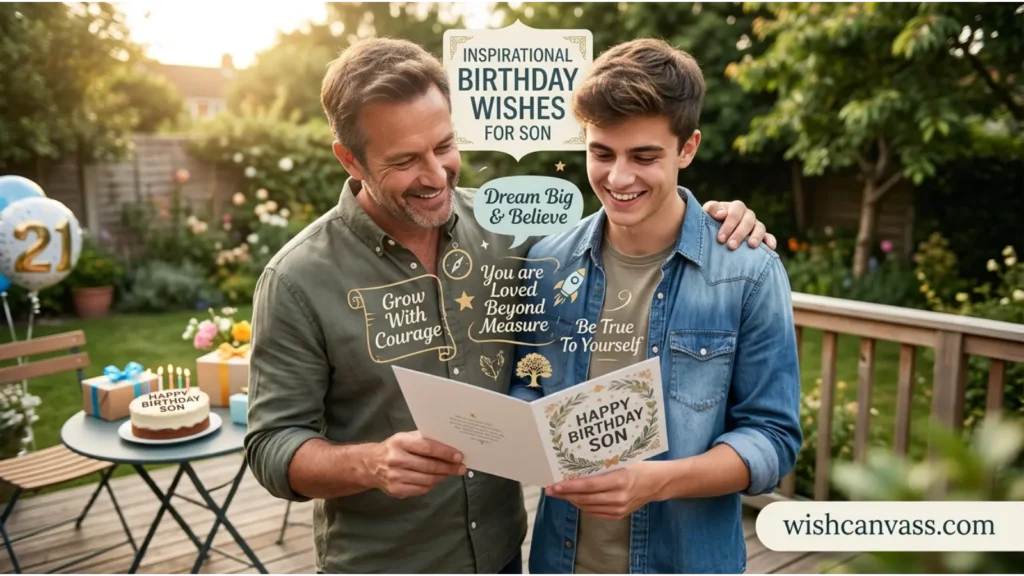 Inspirational Birthday Wishes for Son