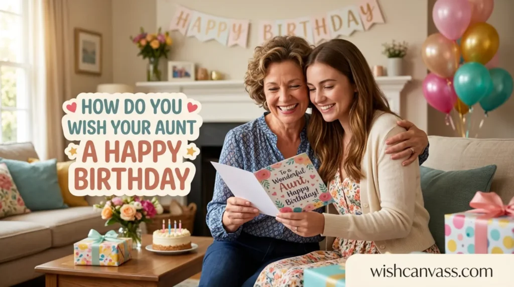 How Do You Wish Your Aunt a Happy Birthday