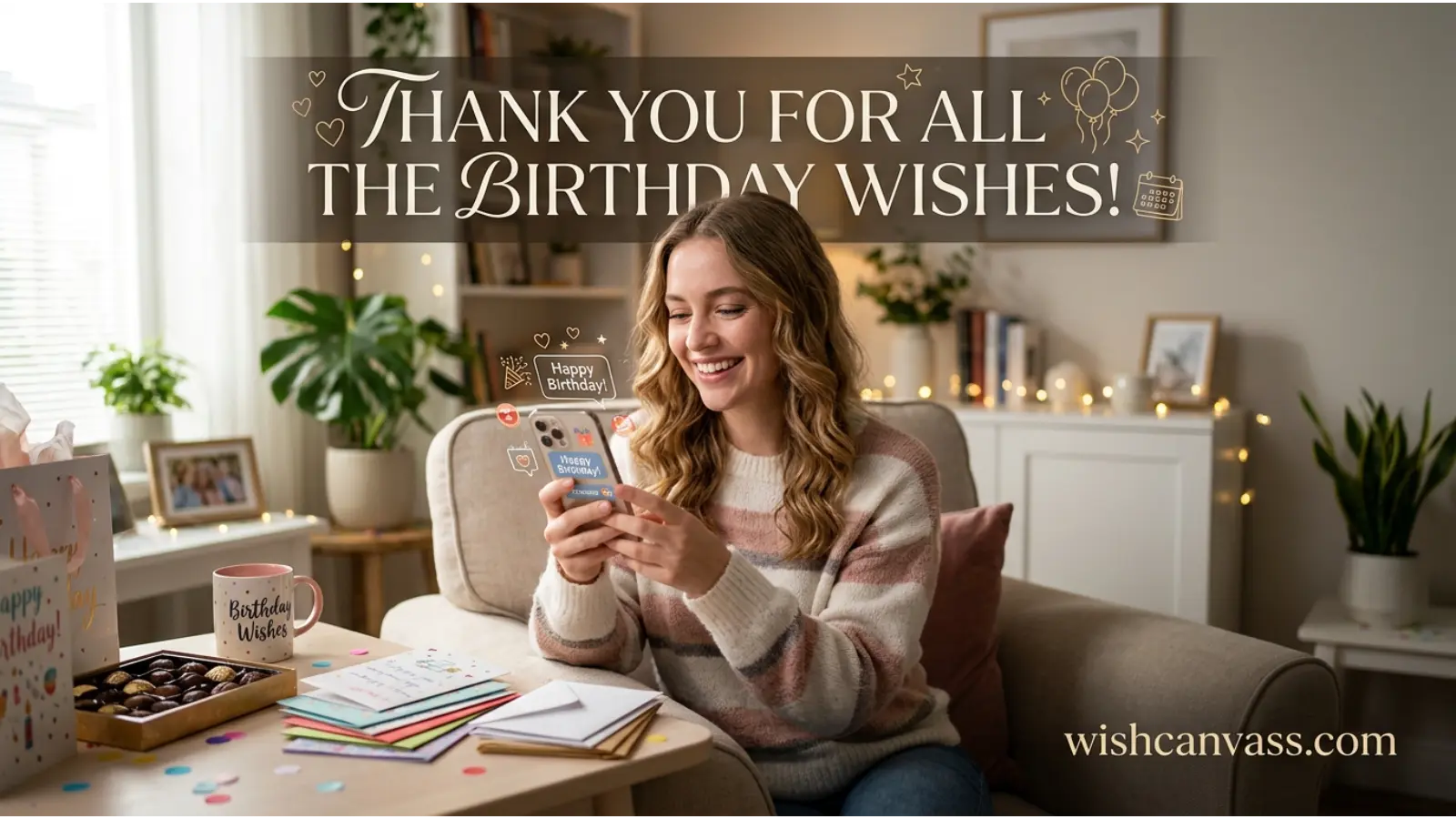 Thanks for the Birthday Wishes