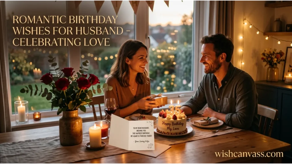 Romantic Birthday Wishes for Husband