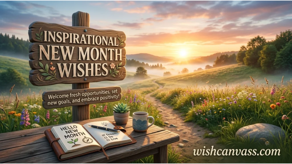 Inspirational New Month Wishes