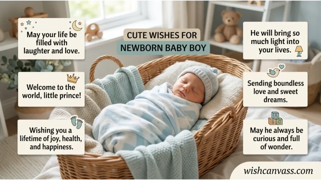 Cute Wishes for New Born Baby Boy