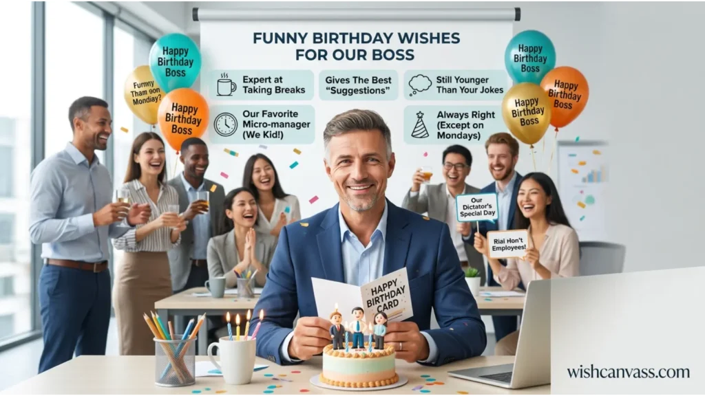Funny Birthday Wishes for Boss
