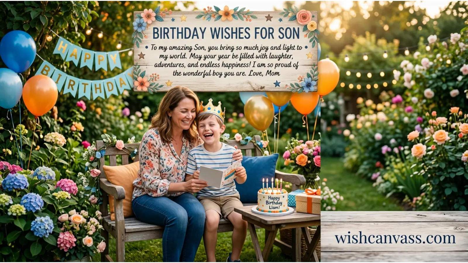 Birthday wishes for son from mom