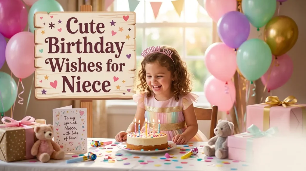 Cute Birthday Wishes for Niece