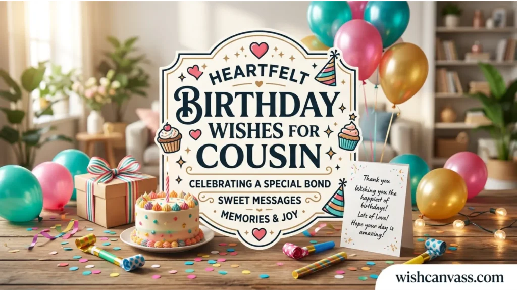Heartfelt Birthday Wishes for Cousin