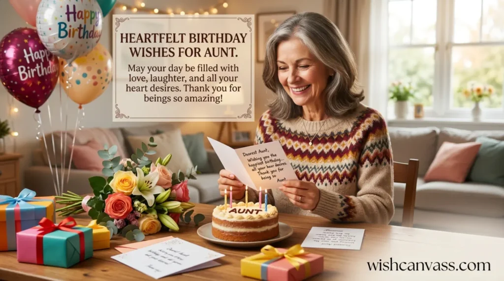 Heartfelt Birthday Wishes for Aunt