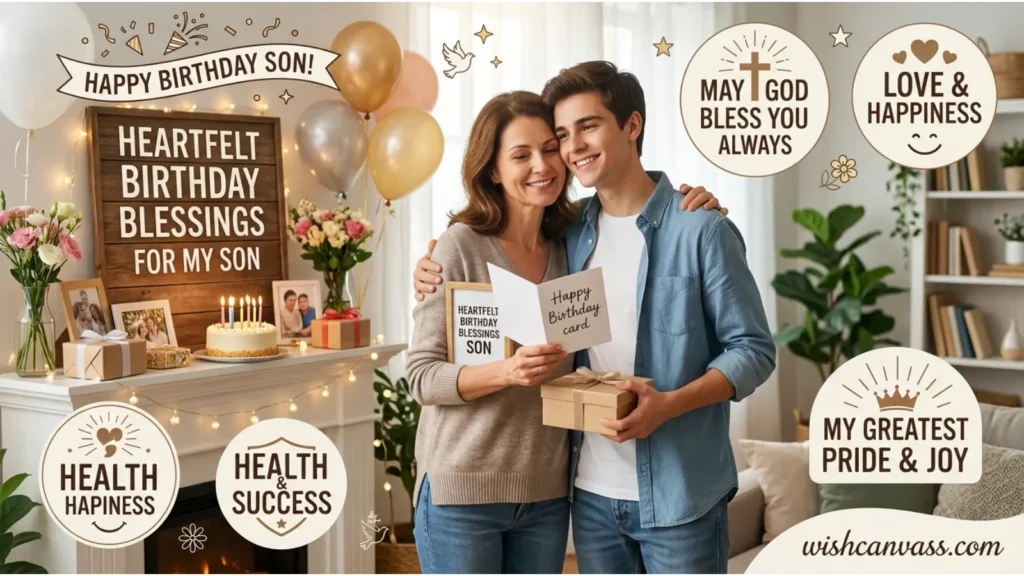 Heartfelt Blessing Birthday Wishes for Son From Mother