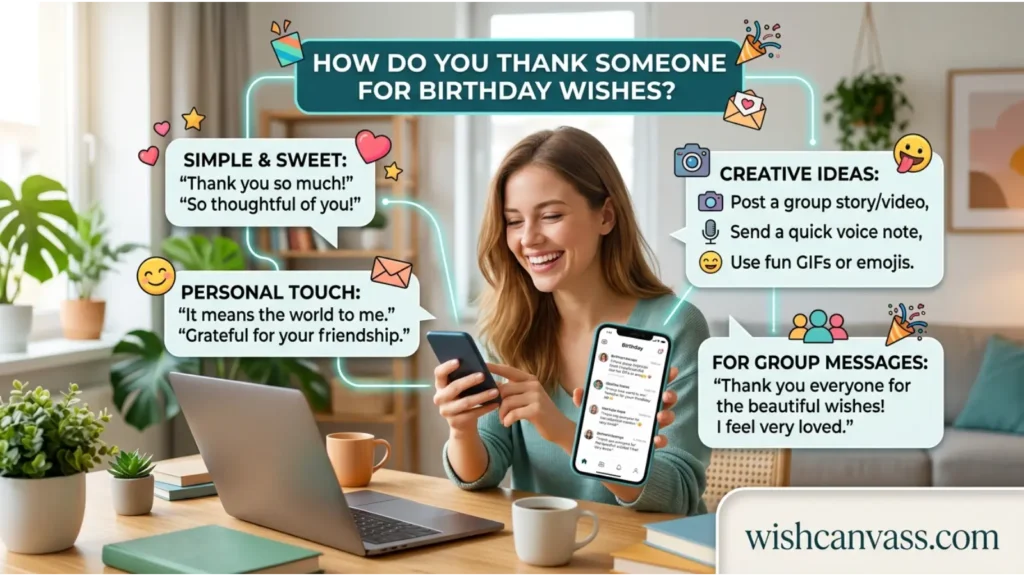 How Do You Thank Someone for Birthday Wishes