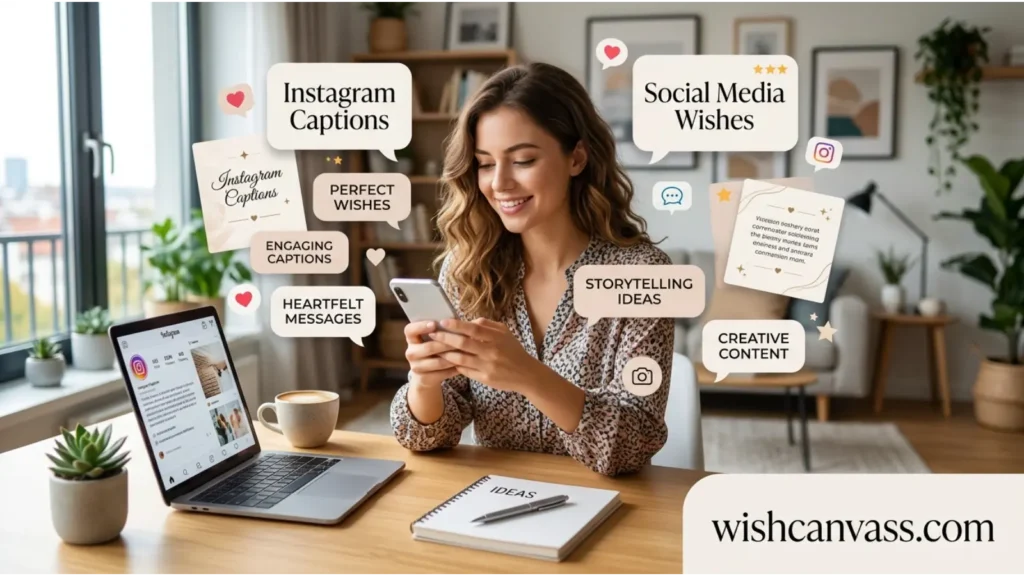 Instagram Captions and Social Media Wishes