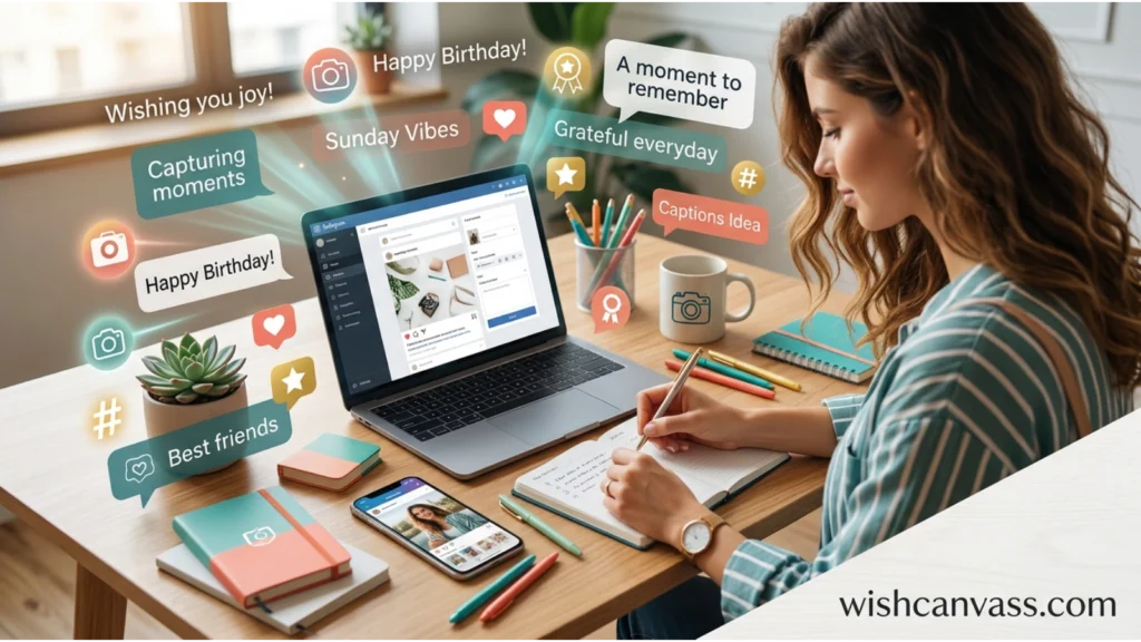 Instagram Captions and Social Media Wishes