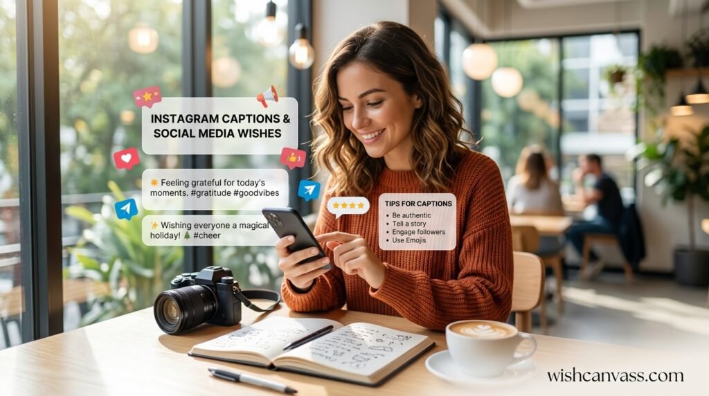 Instagram Captions and Social Media Wishes