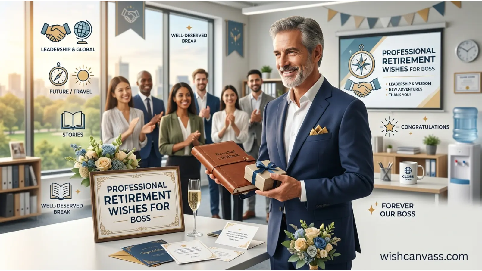 Professional Retirement Wishes for Boss