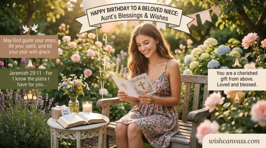 Religious Birthday Wishes for Niece from Aunt