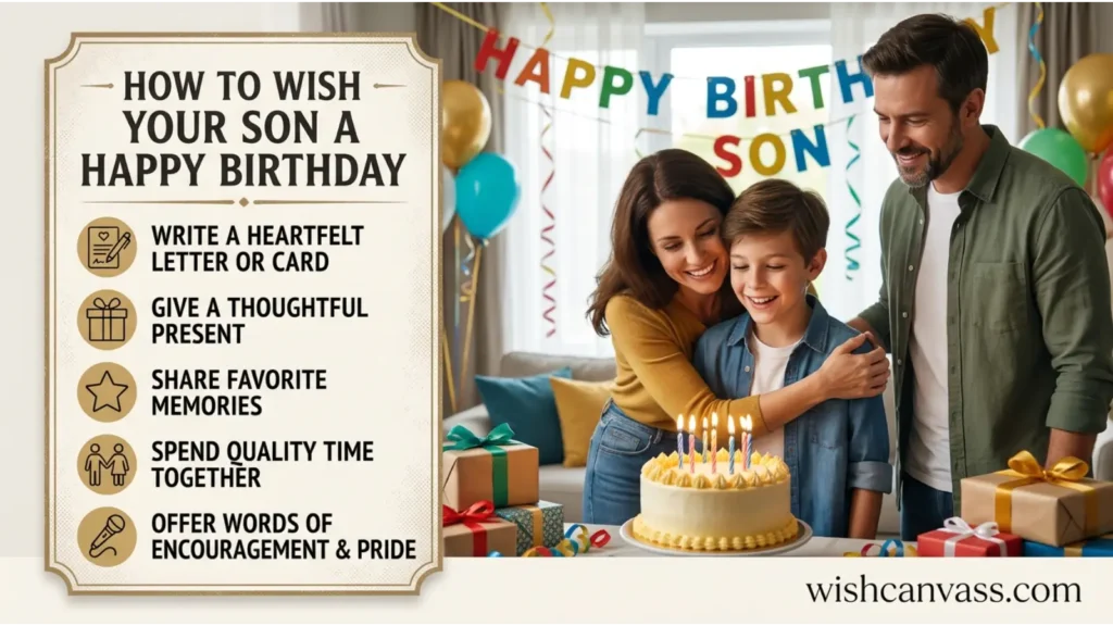 How Do You Wish Your Son a Happy Birthday