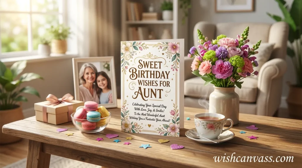 Sweet Birthday Wishes for Aunt