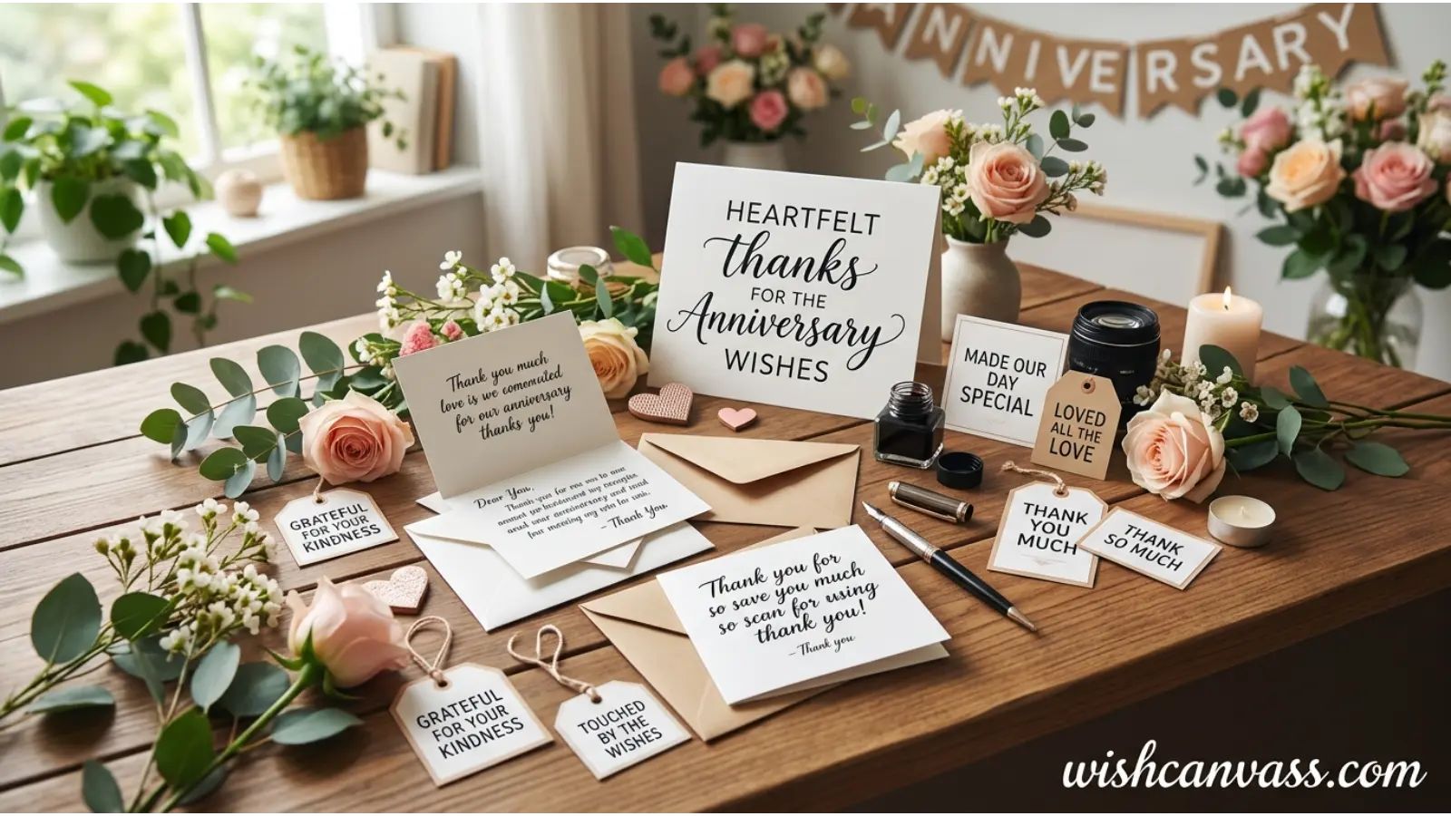 Heartfelt Thank You Messages for Anniversary Wishes