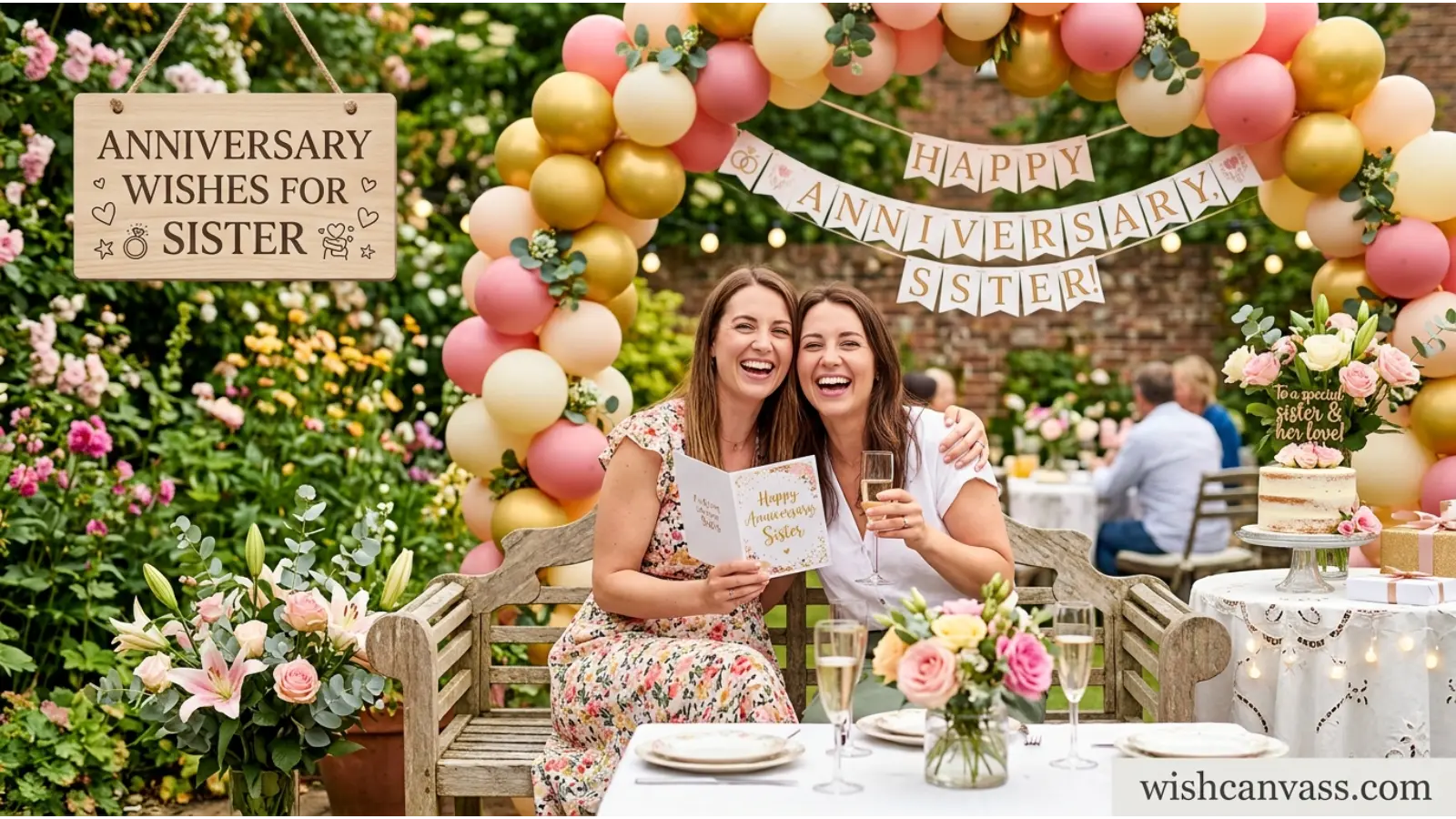 Anniversary Wishes for Sister