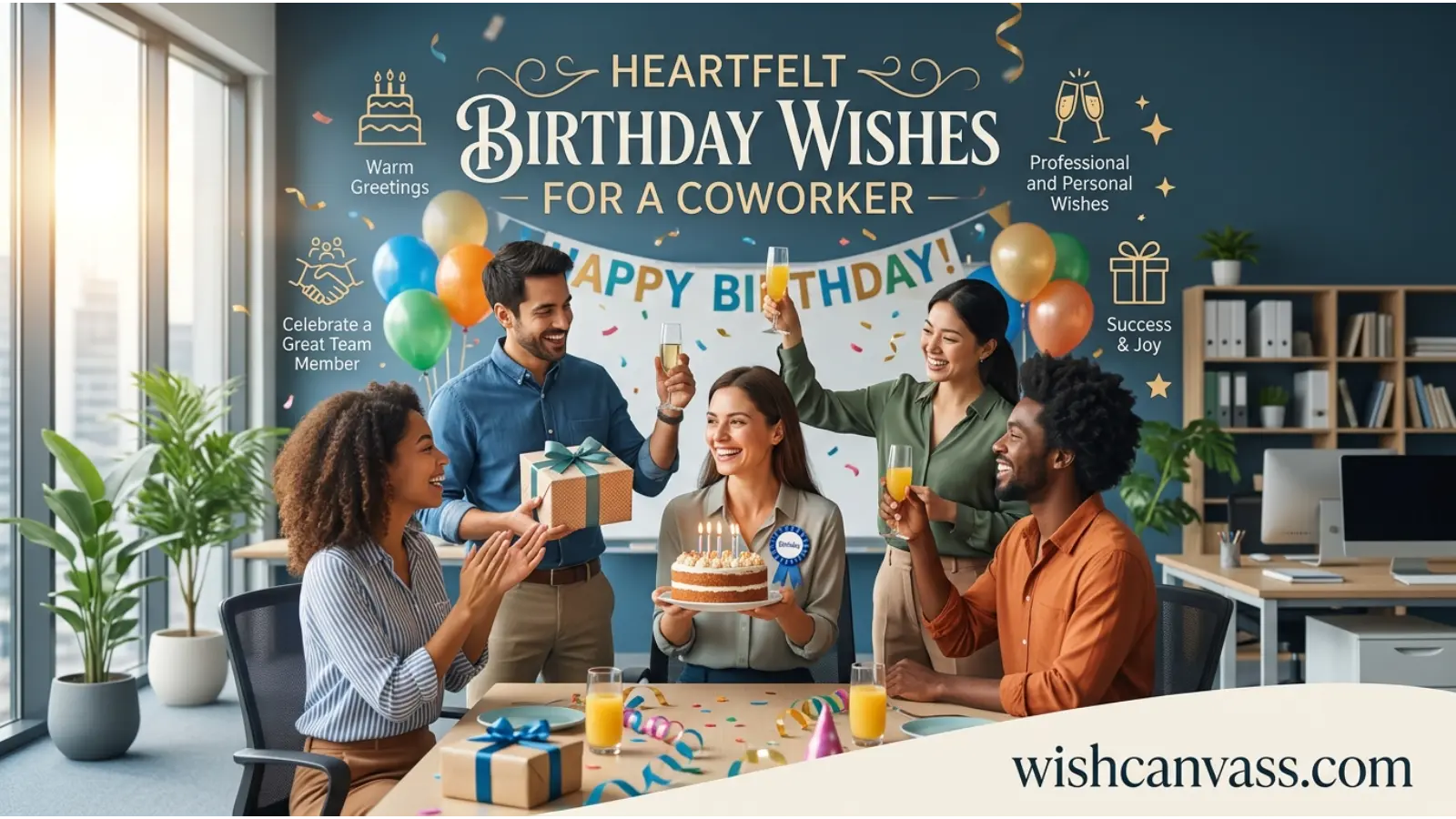 Heartfelt Birthday Wishes for Coworker