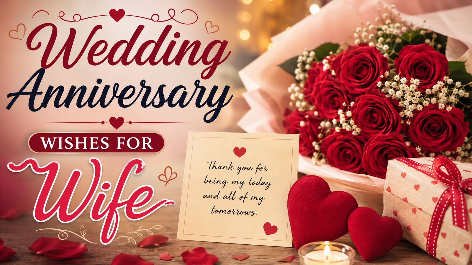 Wedding Anniversary Wishes for Wife