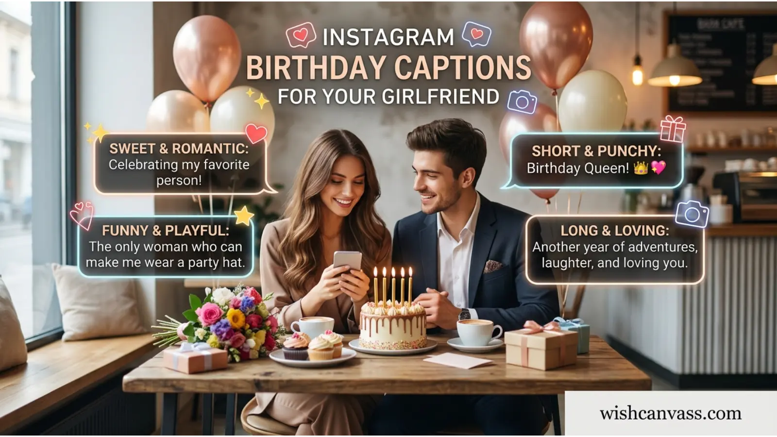 Instagram Birthday Captions for Your Girlfriend