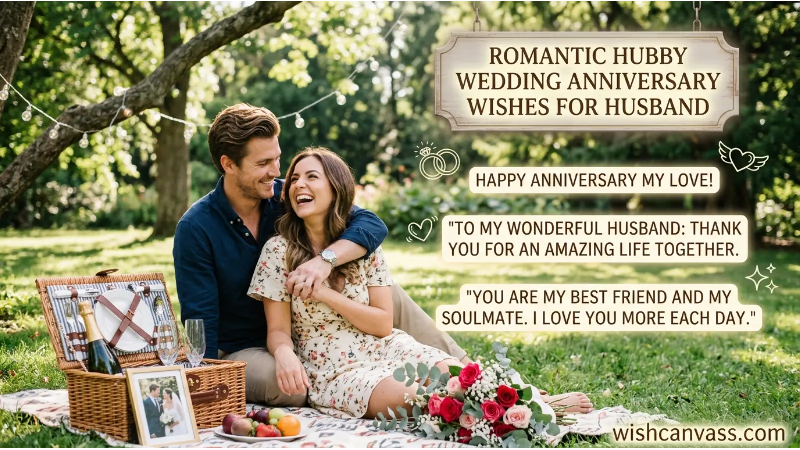 Romantic Hubby Wedding Anniversary Wishes for Husband