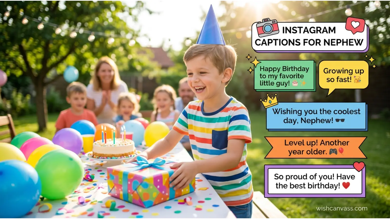 Instagram Birthday Captions for Nephew