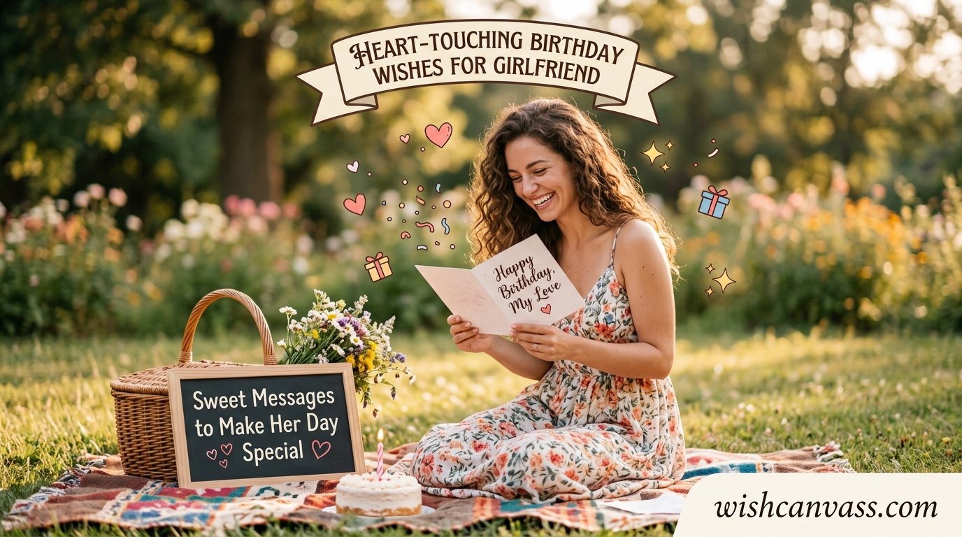 Heart-Touching Birthday Wishes for Girlfriend