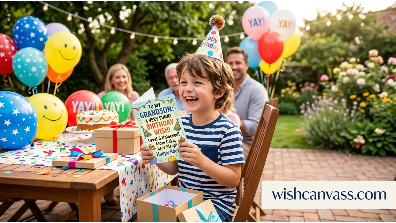 Funny Birthday Wishes for Grandson