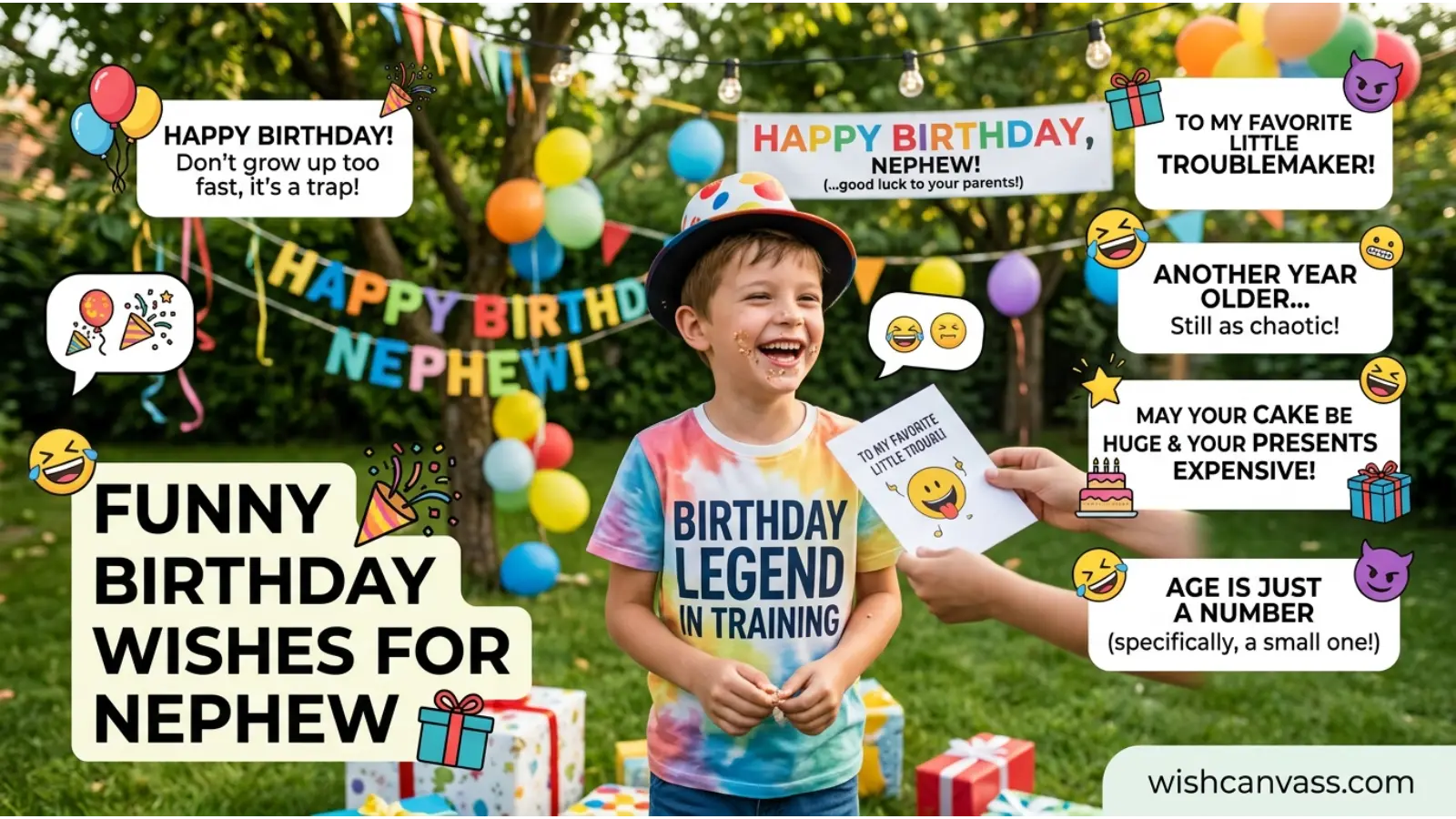 Funny Birthday Wishes for Nephew