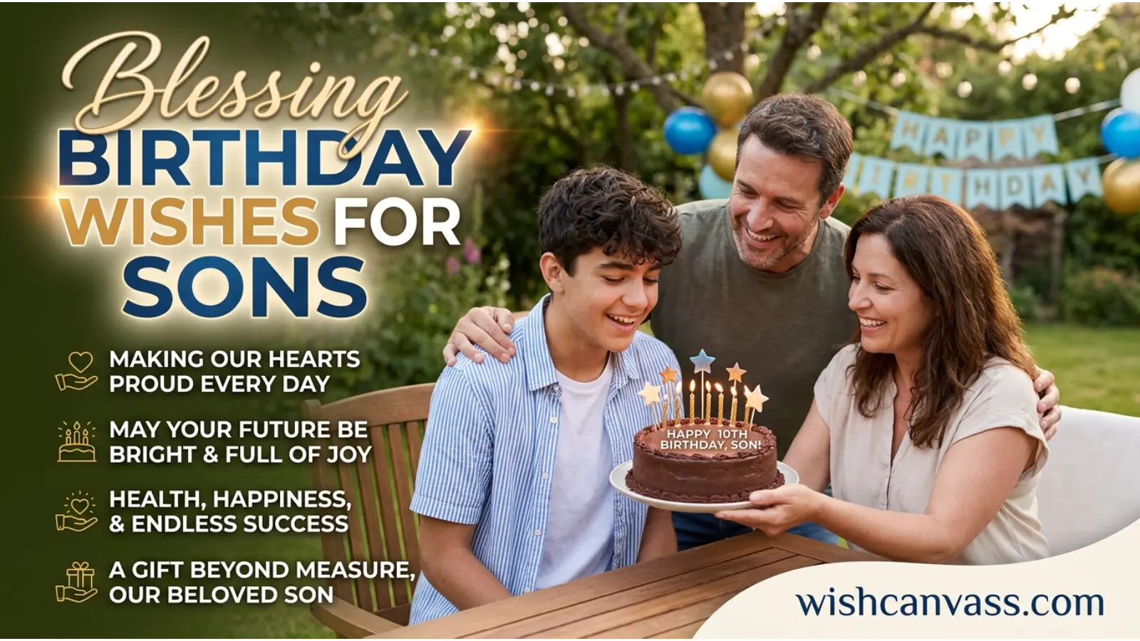 Blessing Birthday Wishes for Son