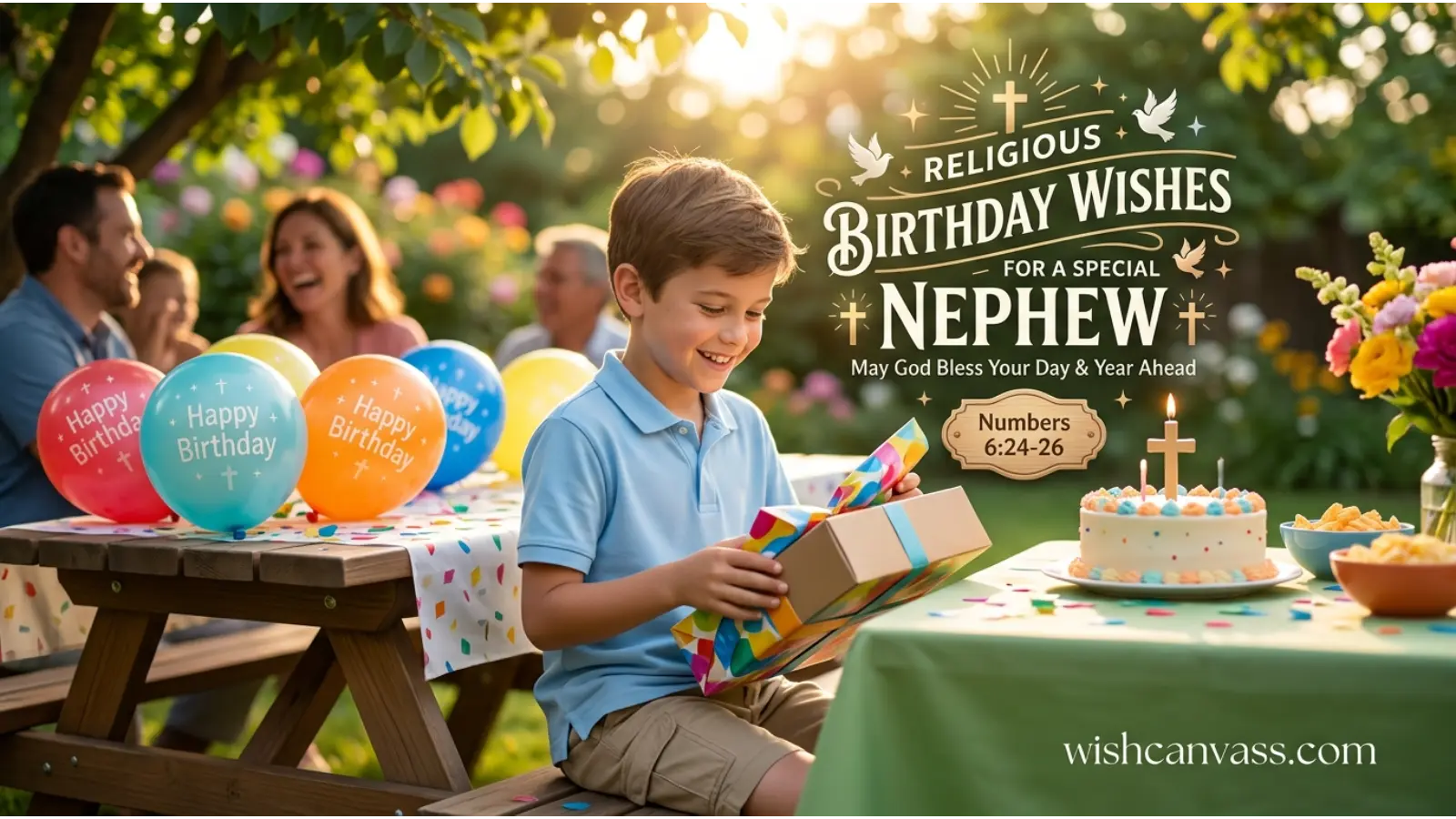 Religious Birthday Wishes for Nephew