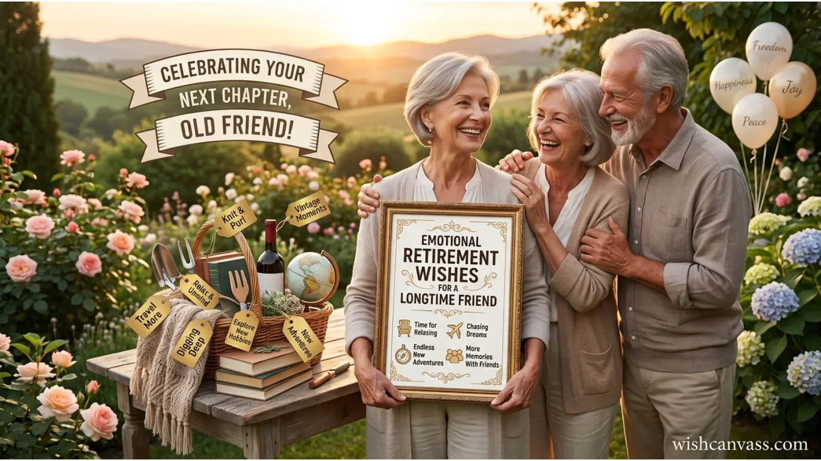 Emotional Retirement Wishes for a Longtime Friend