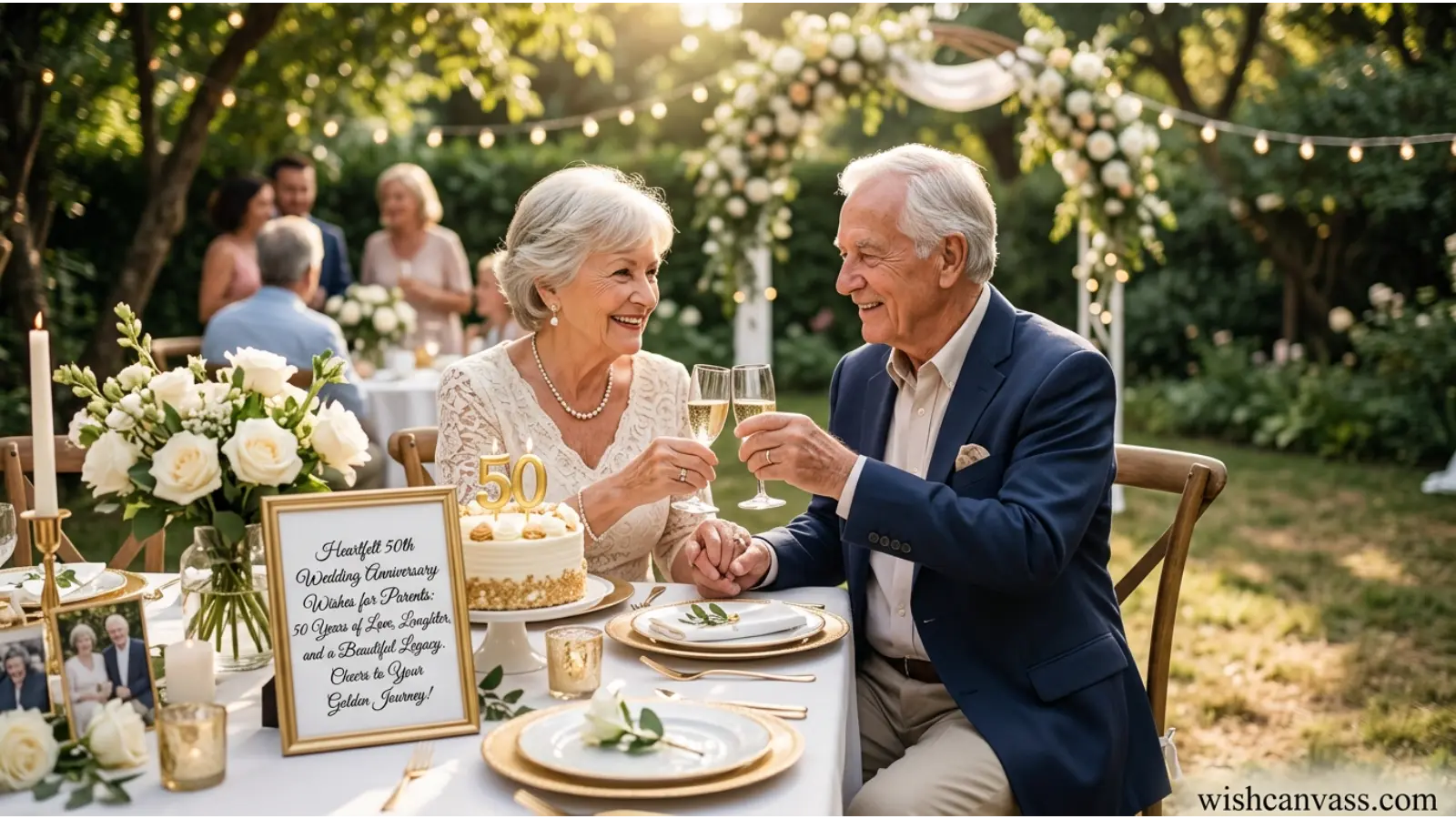 Heartfelt 50th Wedding Anniversary Wishes for Parents