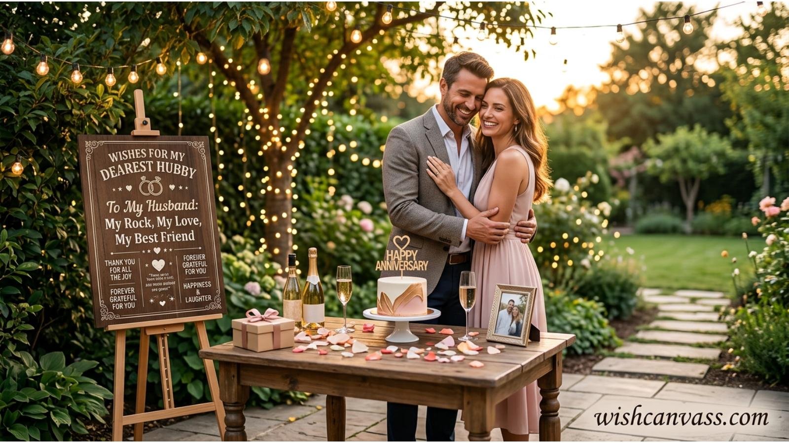 Hubby Wedding Anniversary Wishes for Husband