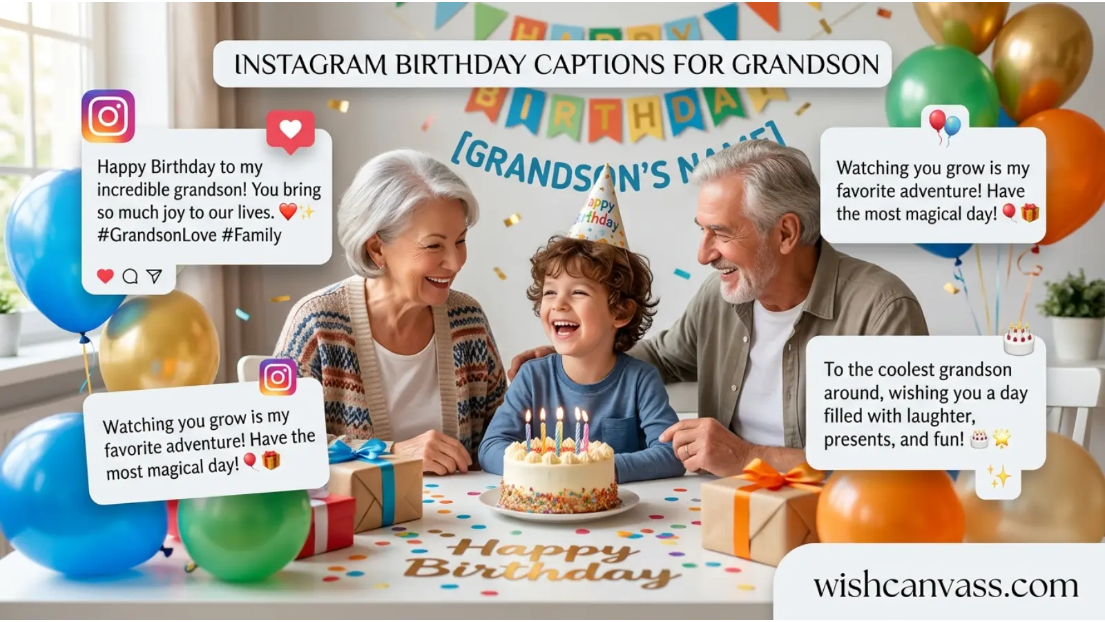 Instagram Birthday Captions for Grandson