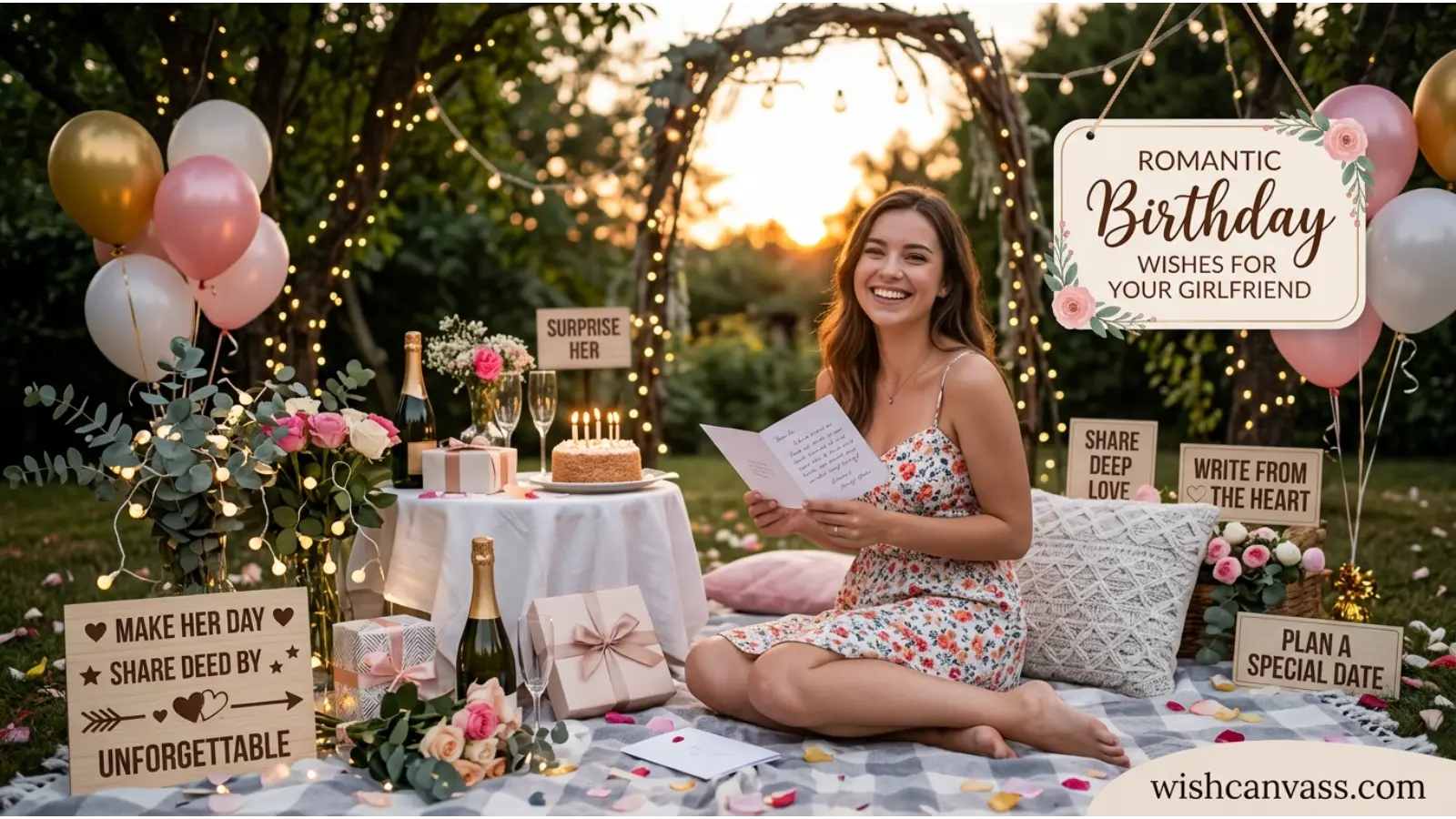 Romantic Birthday Wishes for Your Girlfriend